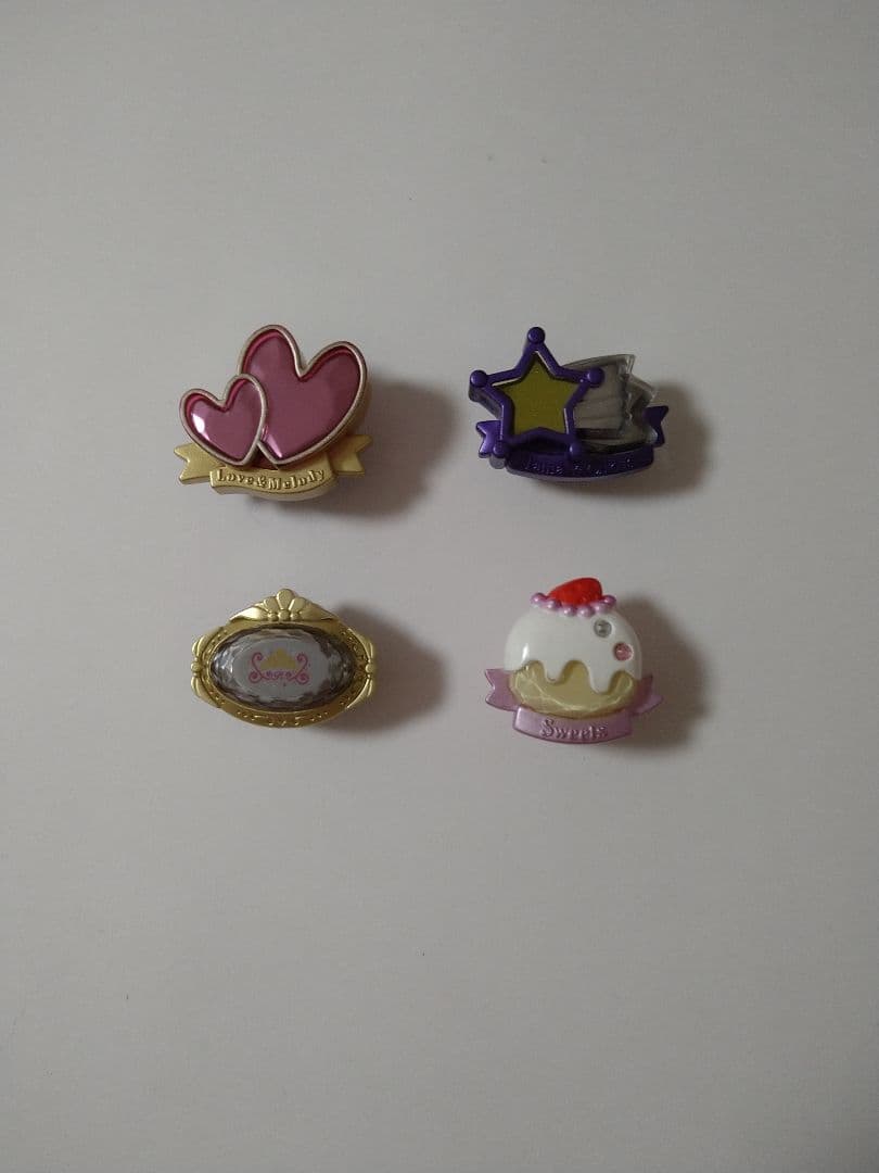 たまごっちピース ピンク パープル＋たまデコピアス4個