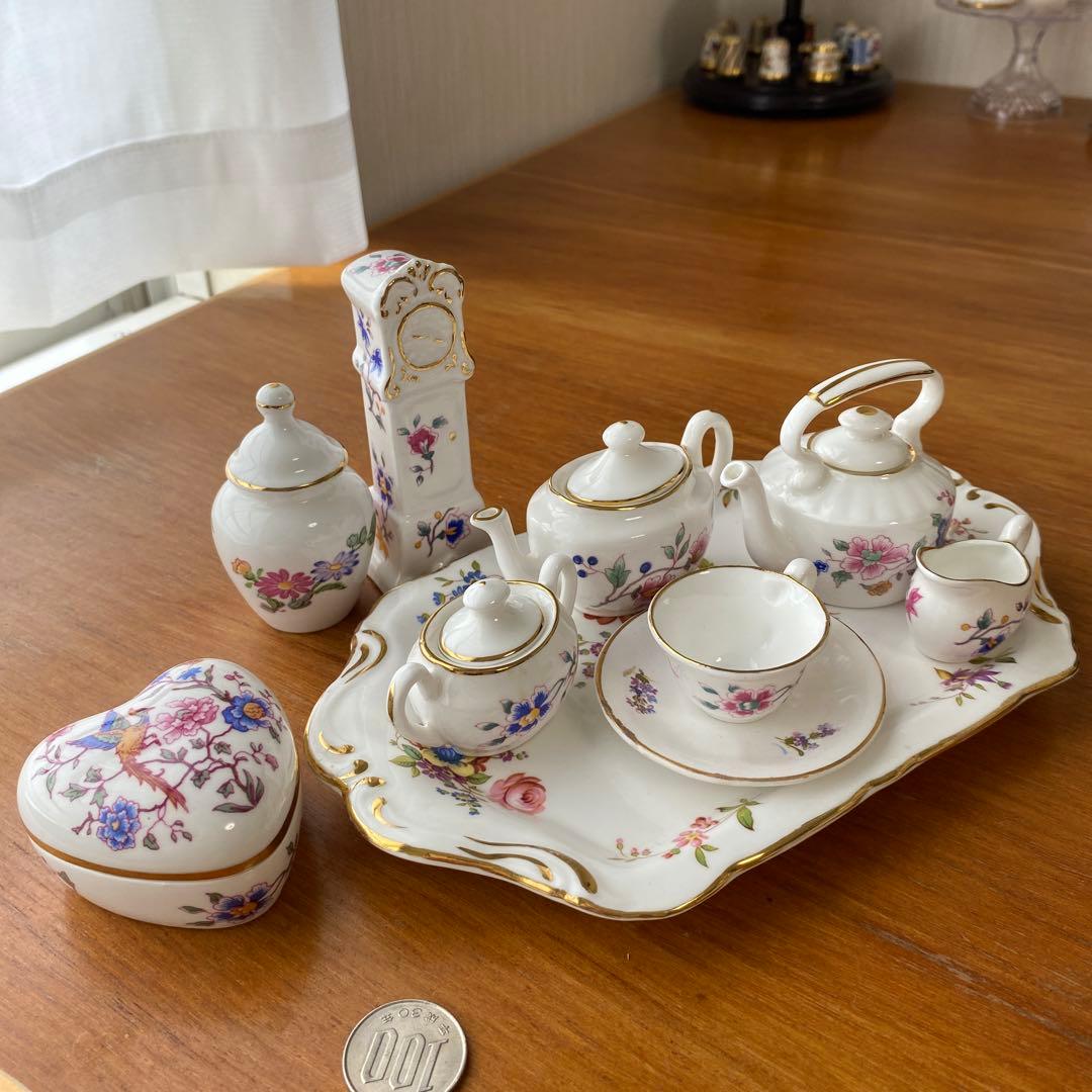 ハマースレイ バードオブパラダイス　ミニチュア　ティーセット