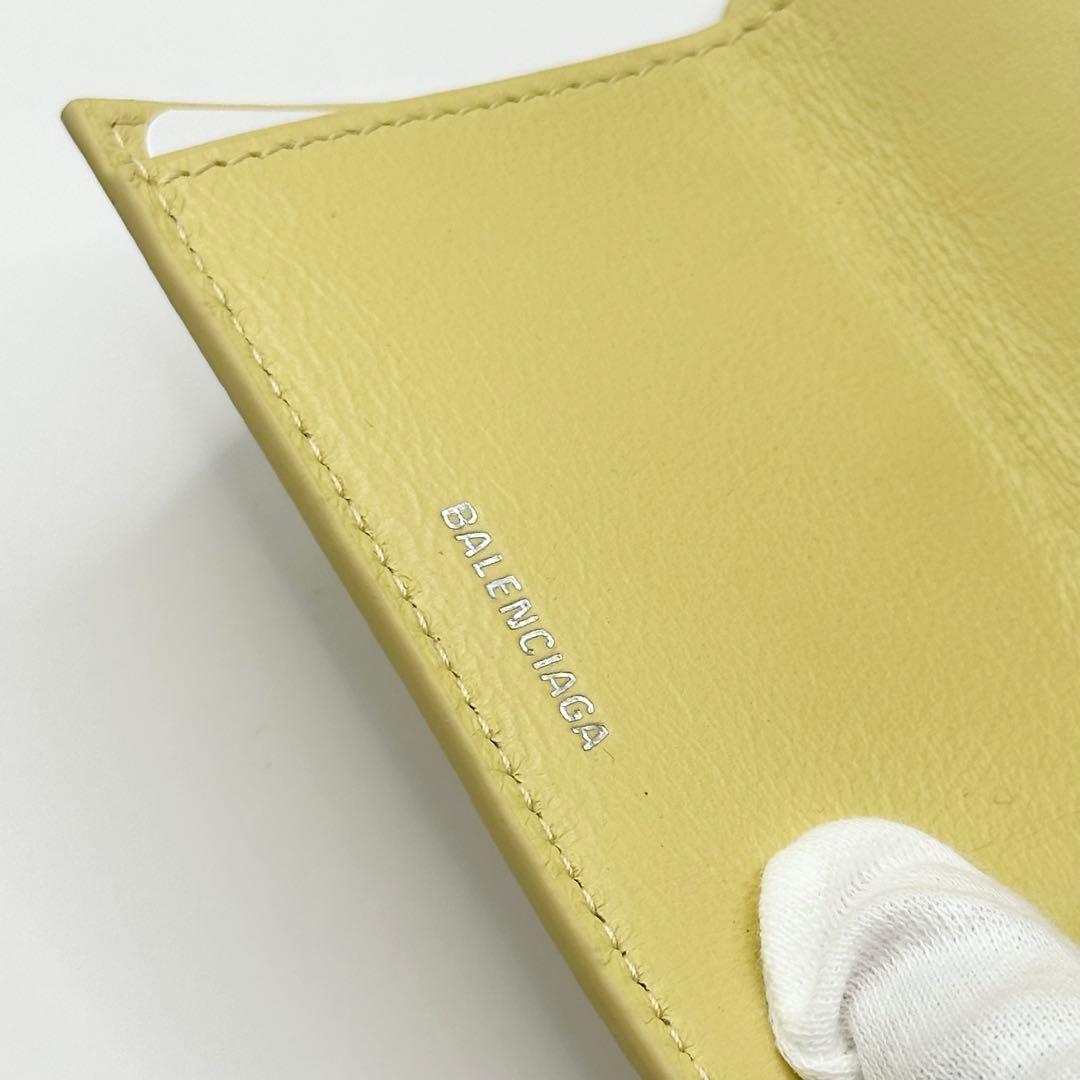 【新品未使用】BALENCIAGA バレンシアガ　三つ折り　財布　レザー