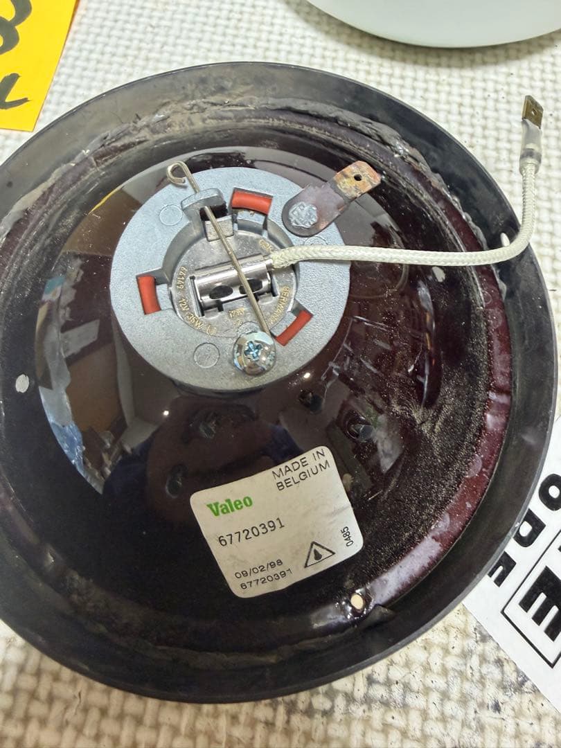 当時物デュアルカウル用CIBIEフォグランプ/ライトカバー付シビエ/検マーシャル