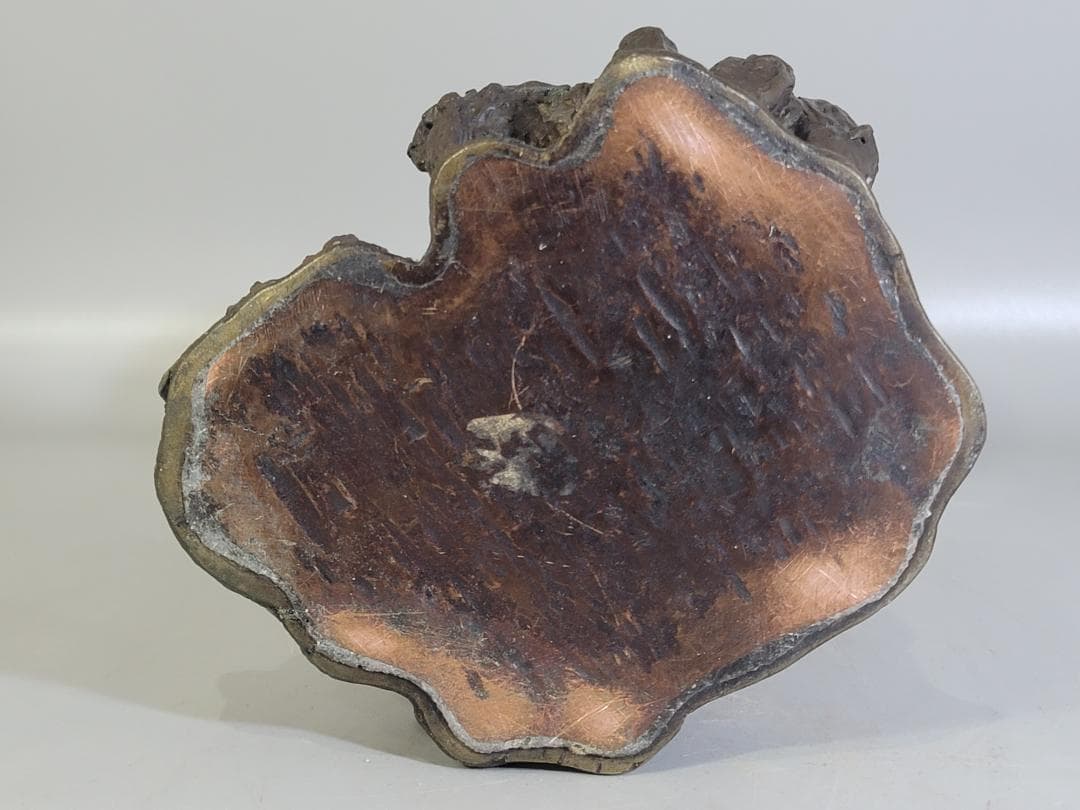 古美術 銅 鬼力 香炉