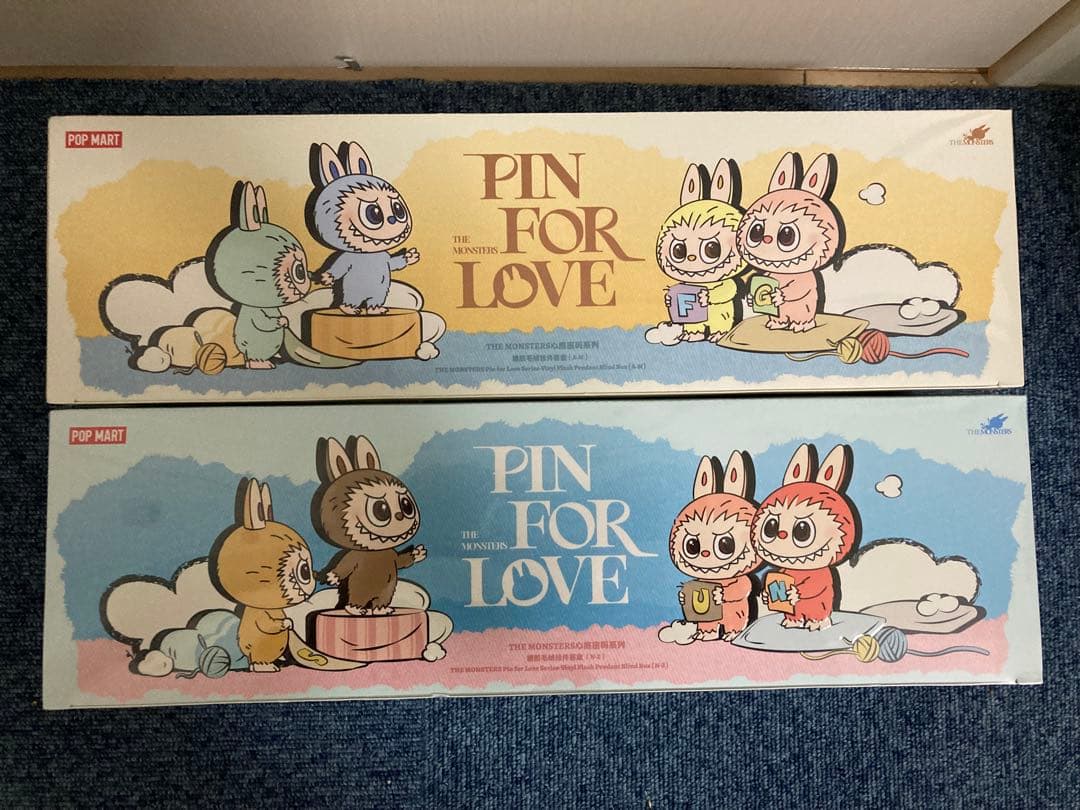 【正規品】ラブブ PIN FOR LOVE アソート 2箱セット イニシャル