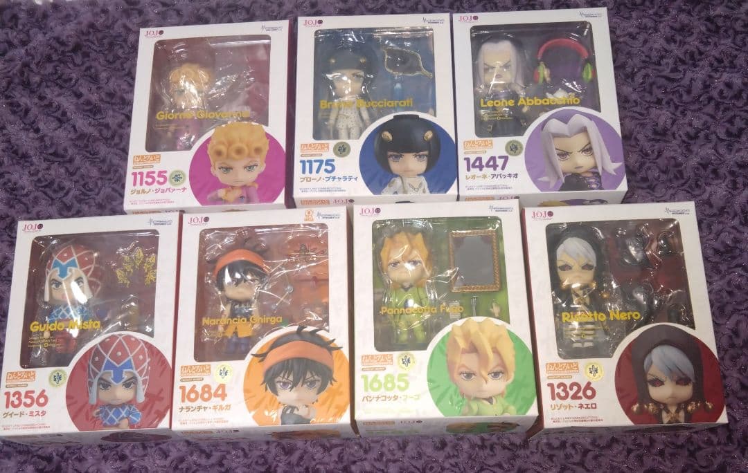 ジョジョ　ねんどろいど　セット　まとめ売り　黄金の風　フィギュア