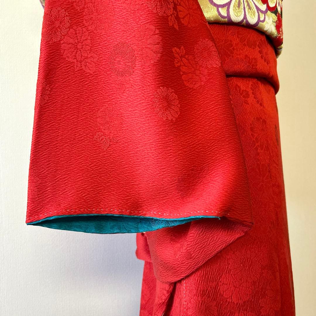 Y1 振袖4点セット★お振袖セット★成人式 フルセット★パールトーン加工