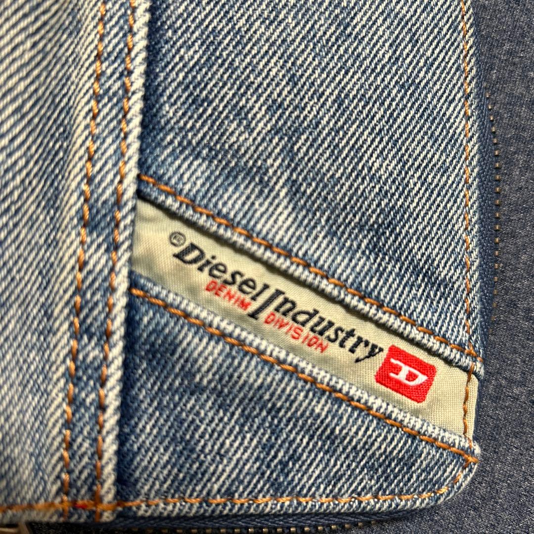 DIESEL ディーゼル　キーケース　ウォッシュデニム　ラウンド型　ウォレ