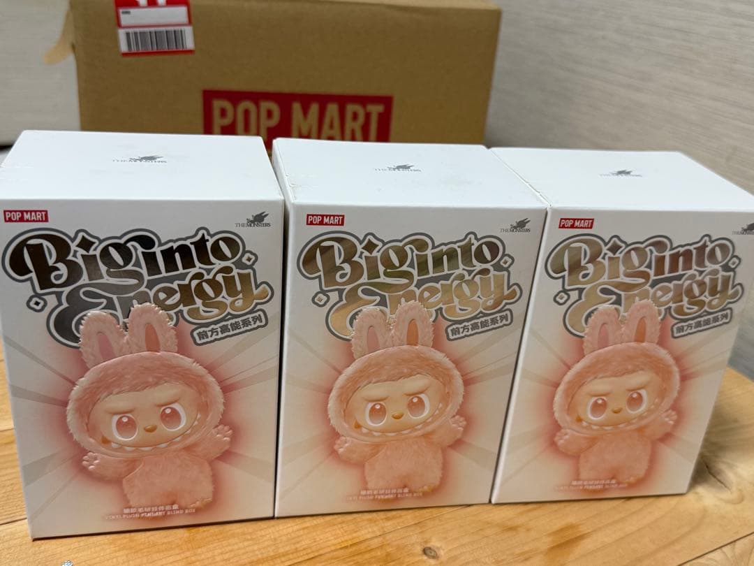 Big into Energy labubu エナジーラブブ 3 個セット