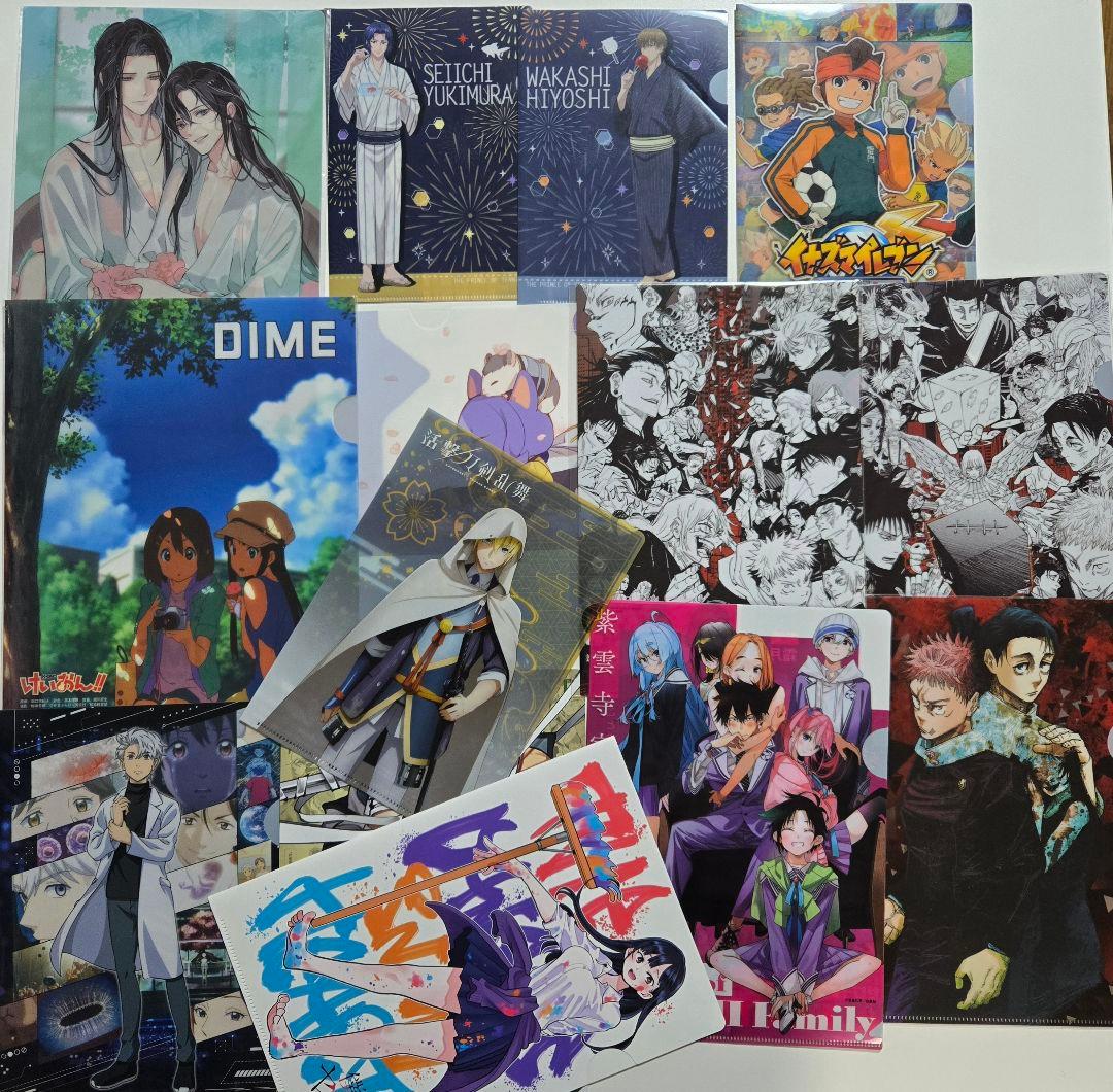 アニメグッズ キャラクターグッズ クリアファイル まとめ売り 200枚以上　①