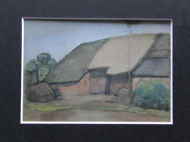 ピート・モンドリアン、『ニステルロードの農家』、希少な画集より