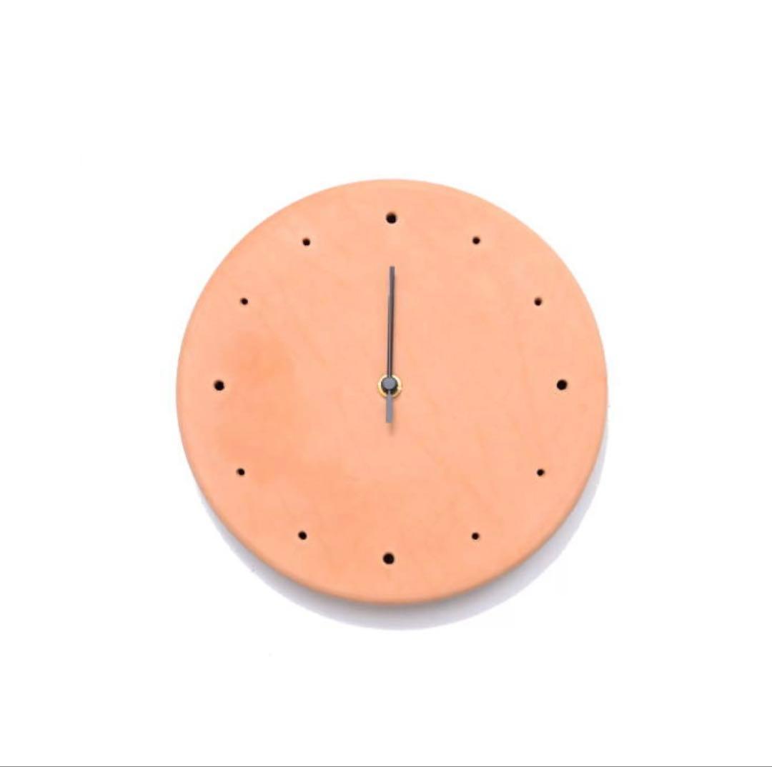 【Hender Scheme／エンダースキーマ】clock 5（レザークロック）