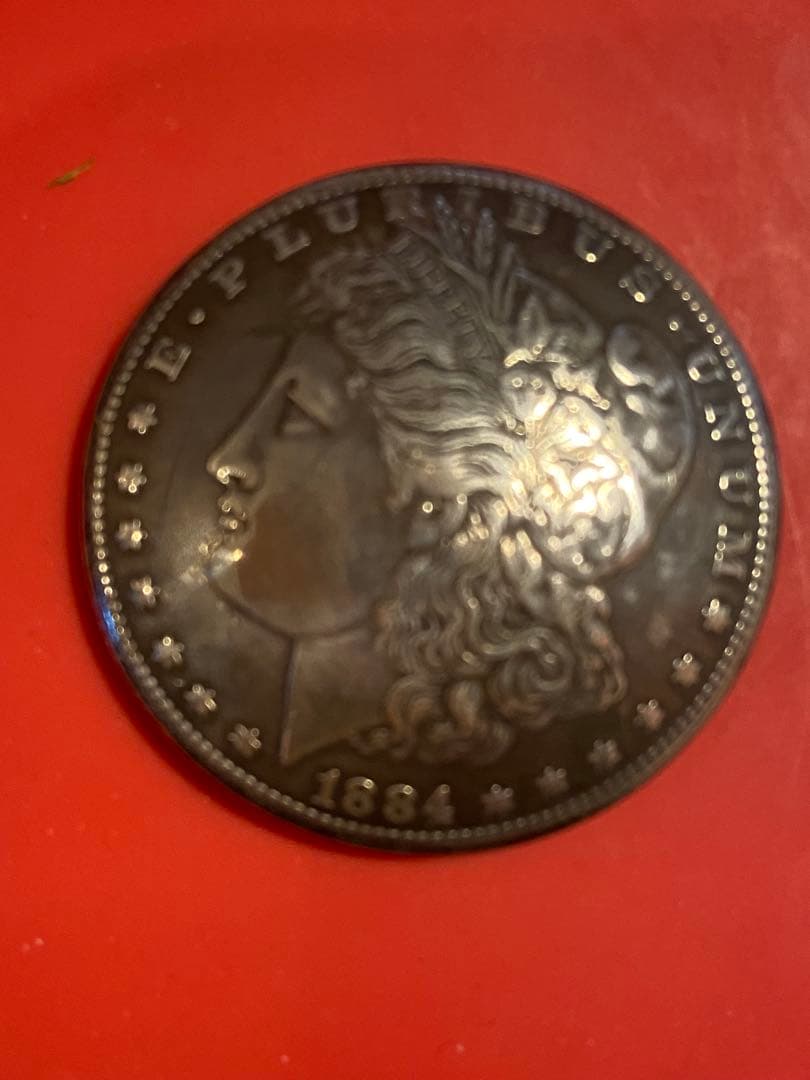 アメリカモルガンONE DOLLAR-シルバーコンチョ 1884年製