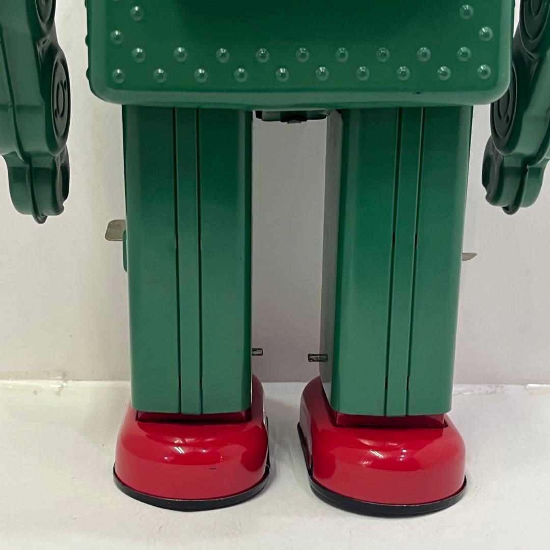 HAHATOY スモーキング スペースマン ブリキロボット 玩具 緑