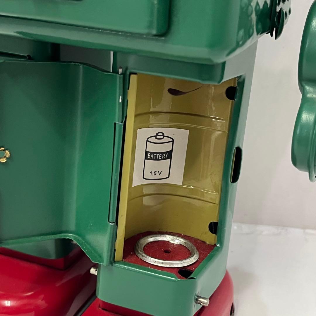 HAHATOY スモーキング スペースマン ブリキロボット 玩具 緑