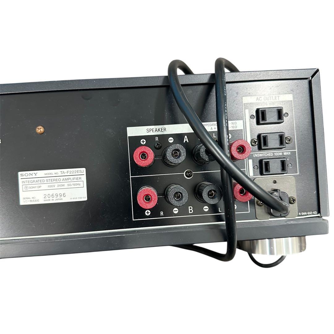 【動作確認済】SONY TA-F222ESJ オーディオアンプ