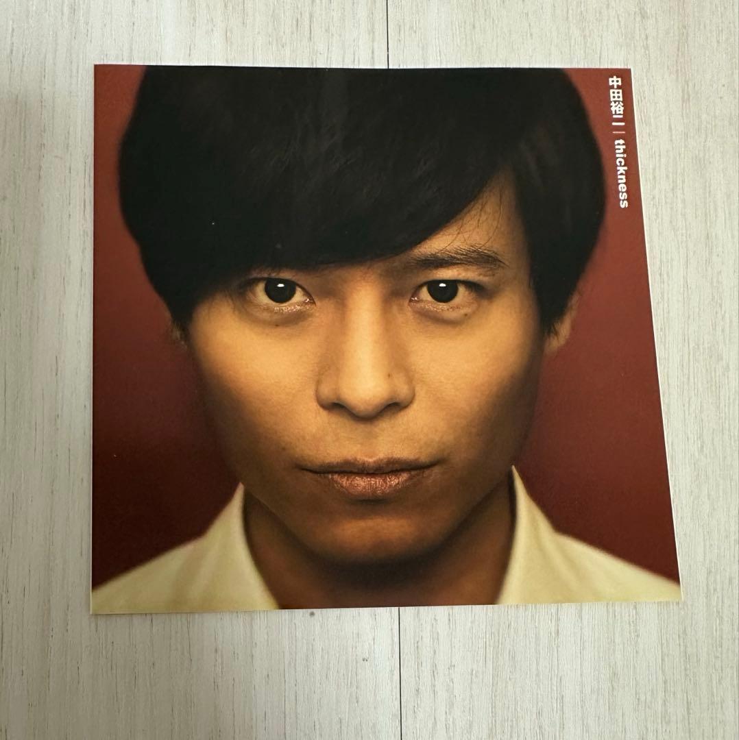 中田裕二　アルバム購入特典　ジャケサイズステッカー(タワーレコード Ver.)