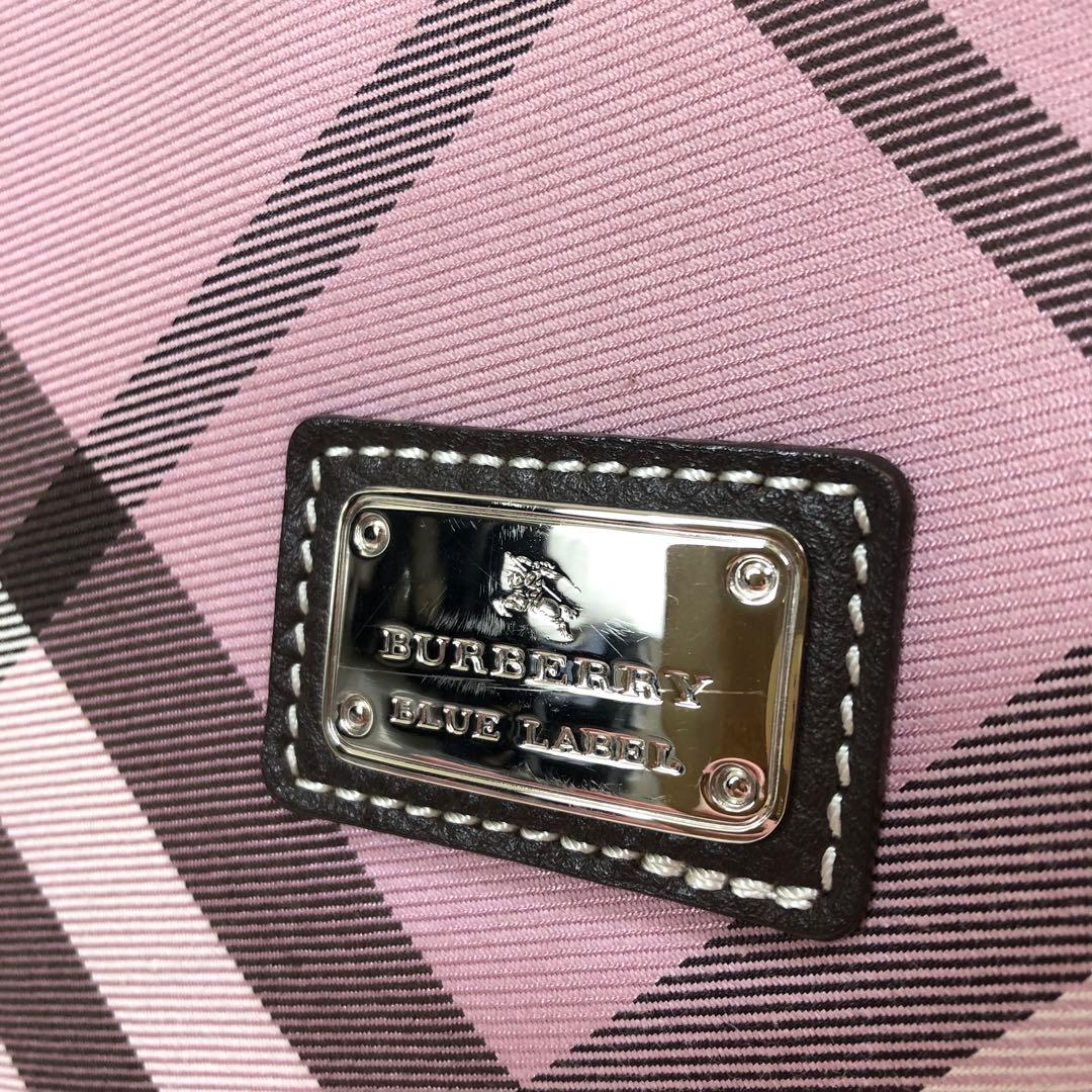 BURBERRY ピンクノバチェック ハンドバッグ
