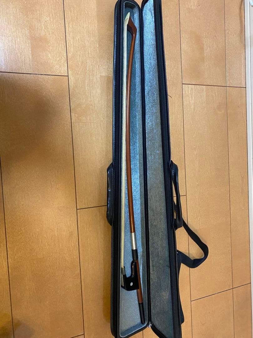 SUGITO コントラバス弓 ケース付き