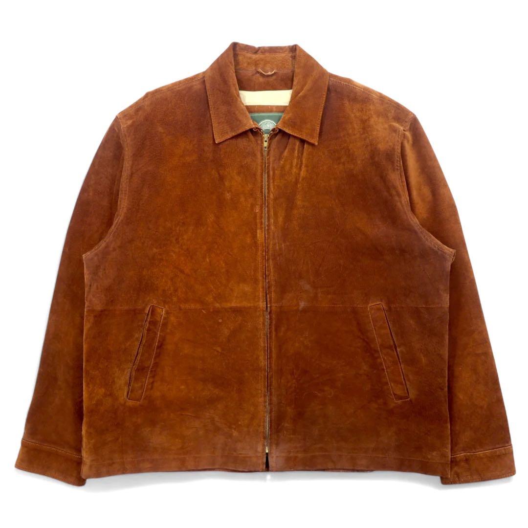 90年代 WEATHERPROOF スウェード レザー スウィングトップ XL
