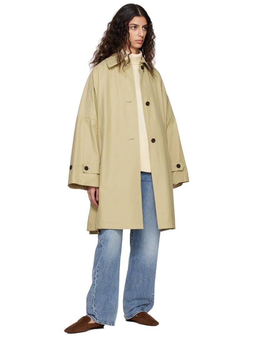 人気新作　Toteme トーテム カーキ色チェスターコート