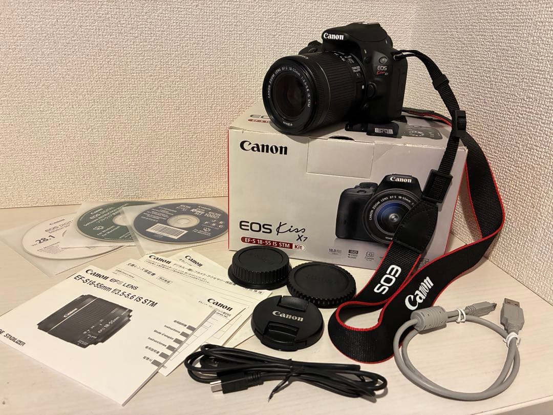 【完動品】Canon EOS Kiss X7 18-55mm レンズキット