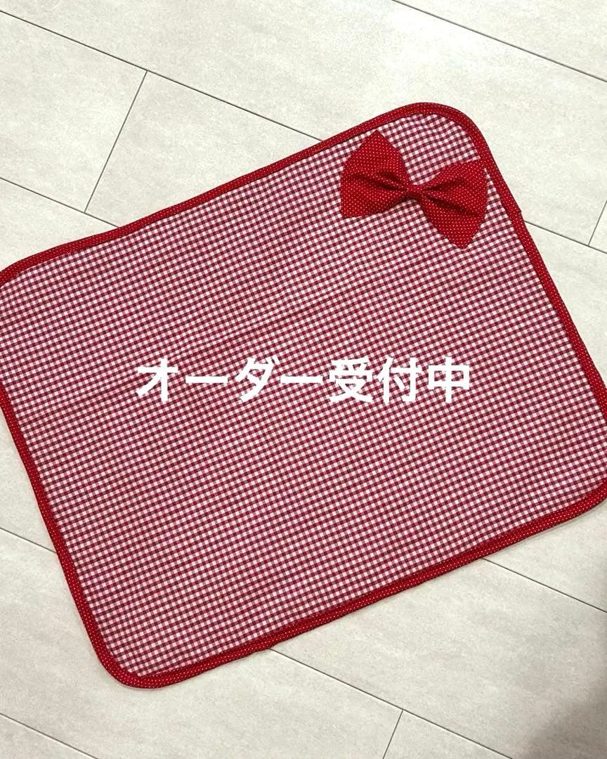 犬用品　NO.107 カフェマット 赤