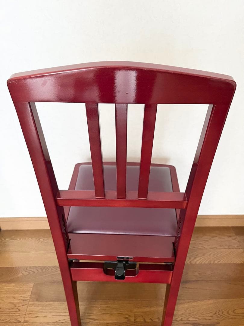 YAMAHA ヤマハ アップライトピアノ グランドピアノ 椅子 ワインレッド 赤