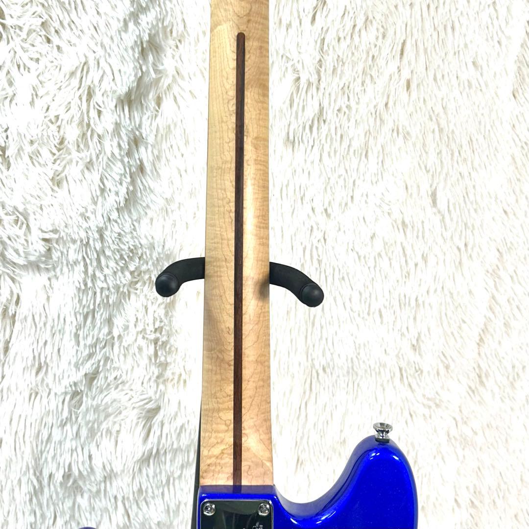 【美品激虎ネック】Squier Fender Mustang メタリックブルー