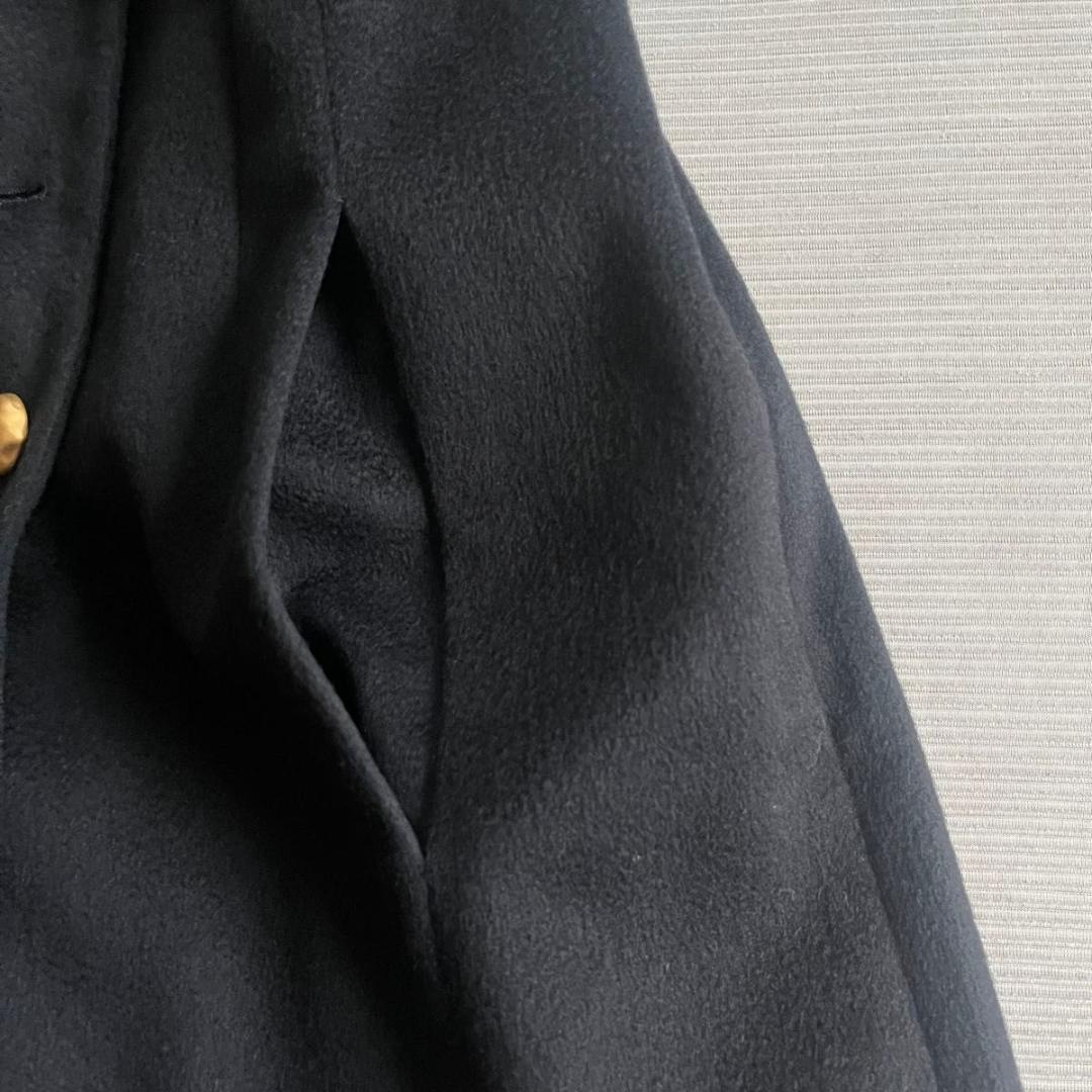 ＊美品【フォクシー】コート　ジャケット　カシミヤ　金ボタン　ブラック　４０