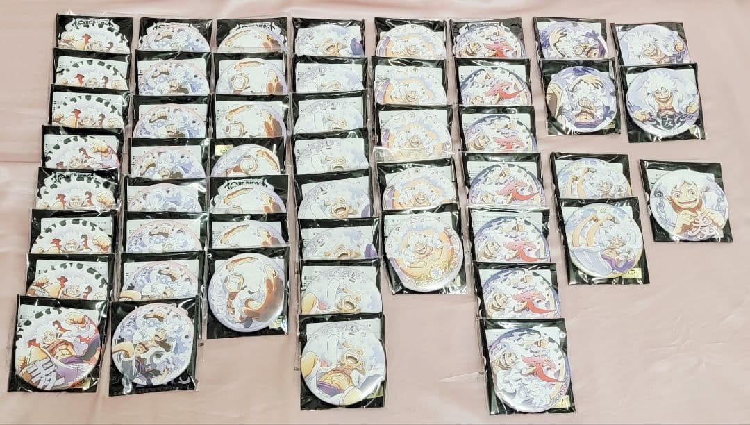 ルフィ　ギア5　GEAR5　ONE PIECE　ワンピース 缶バッジ　50個