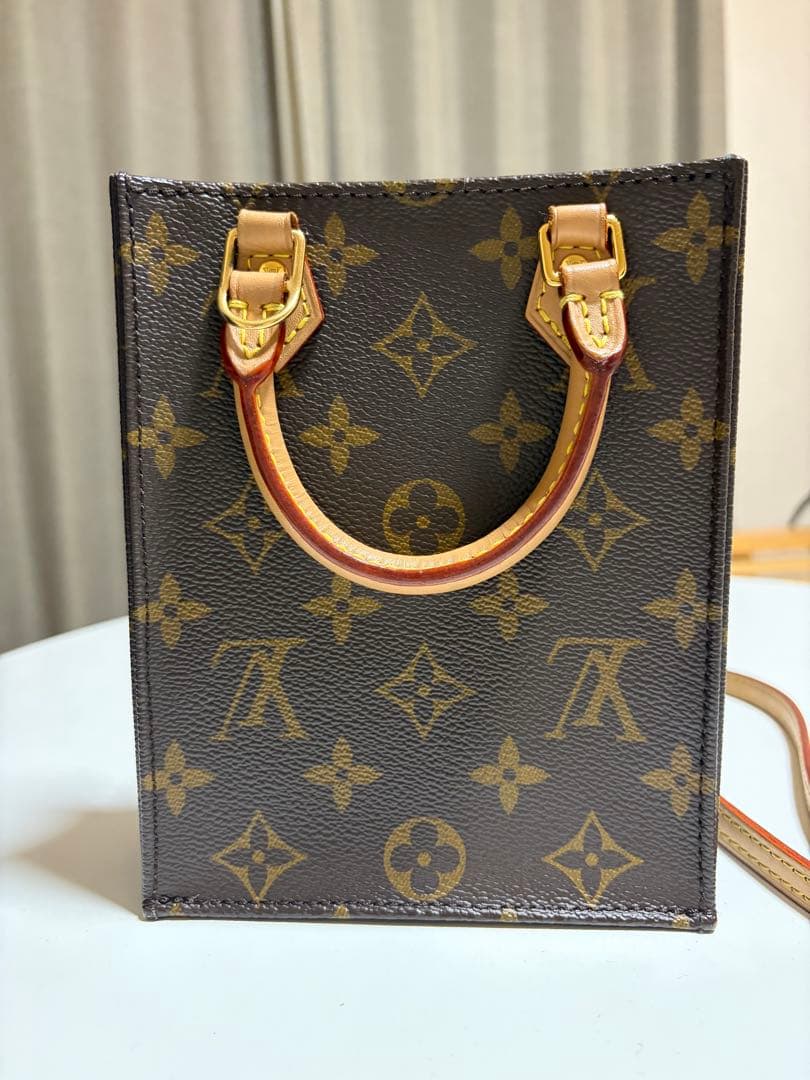 LOUIS VUITTON モノグラムショルダーバッグ サックプラ ミニ