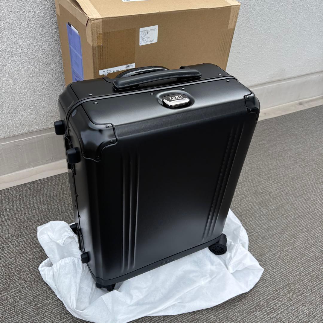 新品 ゼロハリバートン アルミ スーツケース ブラック 39L ①