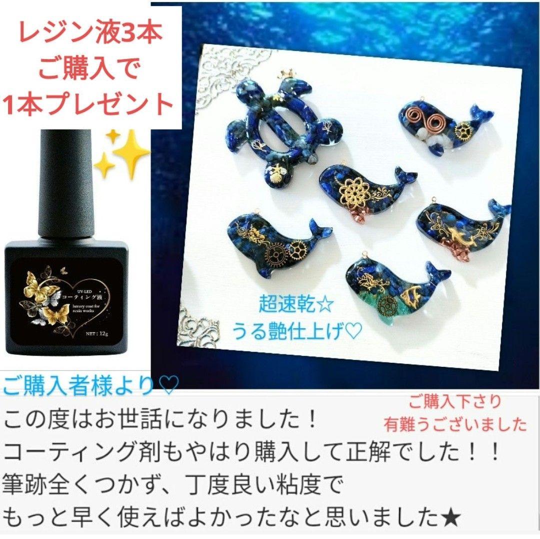 専用レジン液 フルール8本、ツキハナ2本、コーティング剤つき☆