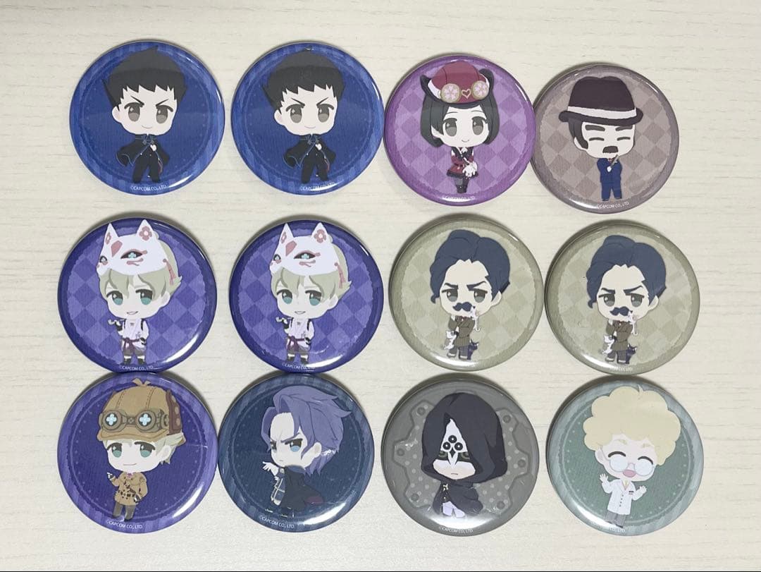 大逆転裁判 ふわぽにシリーズ トレーディング缶バッジ