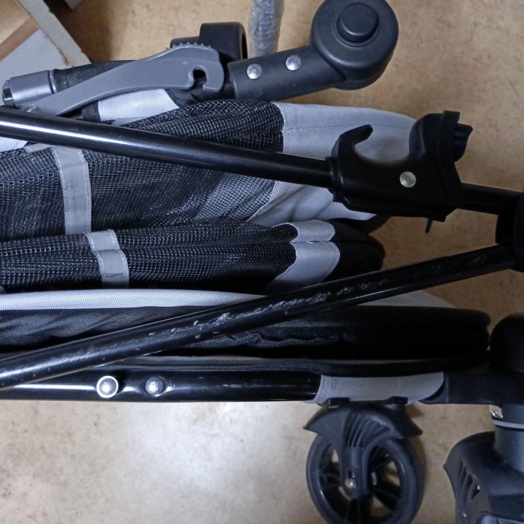 折りたたみ式ドッグカーグレー