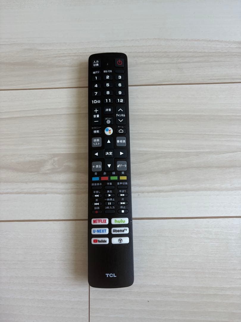 TCL 40インチ 液晶テレビ 本体 リモコン