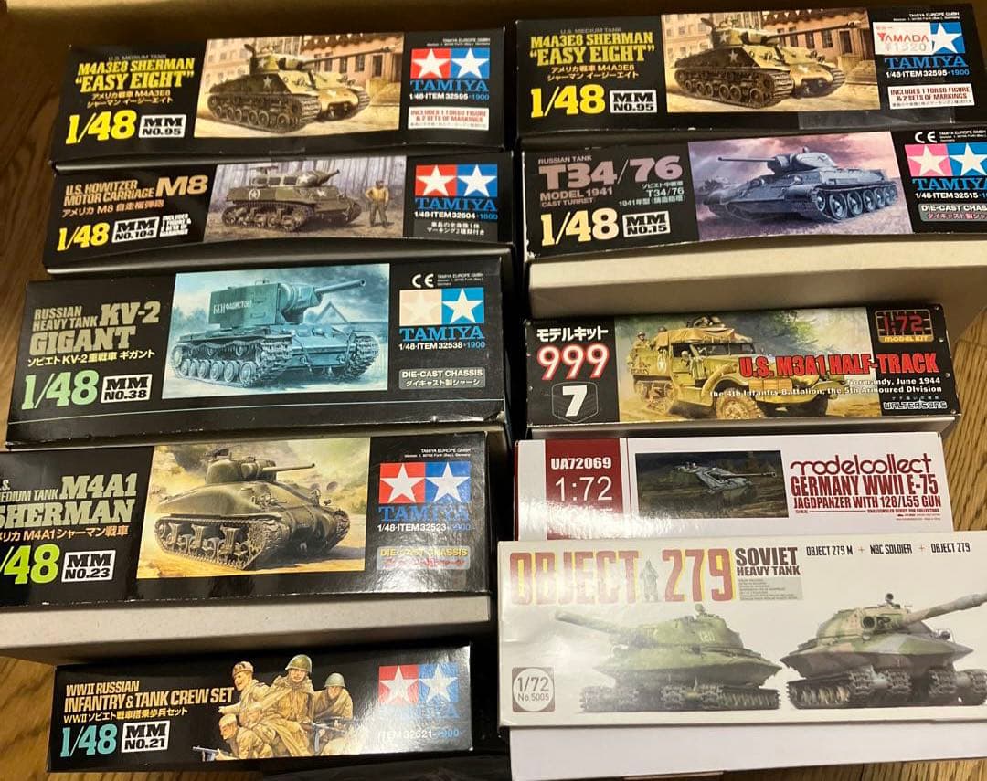 戦車　プラモ　セット　③ タミヤ　まとめ　モデルコレクト　タコム