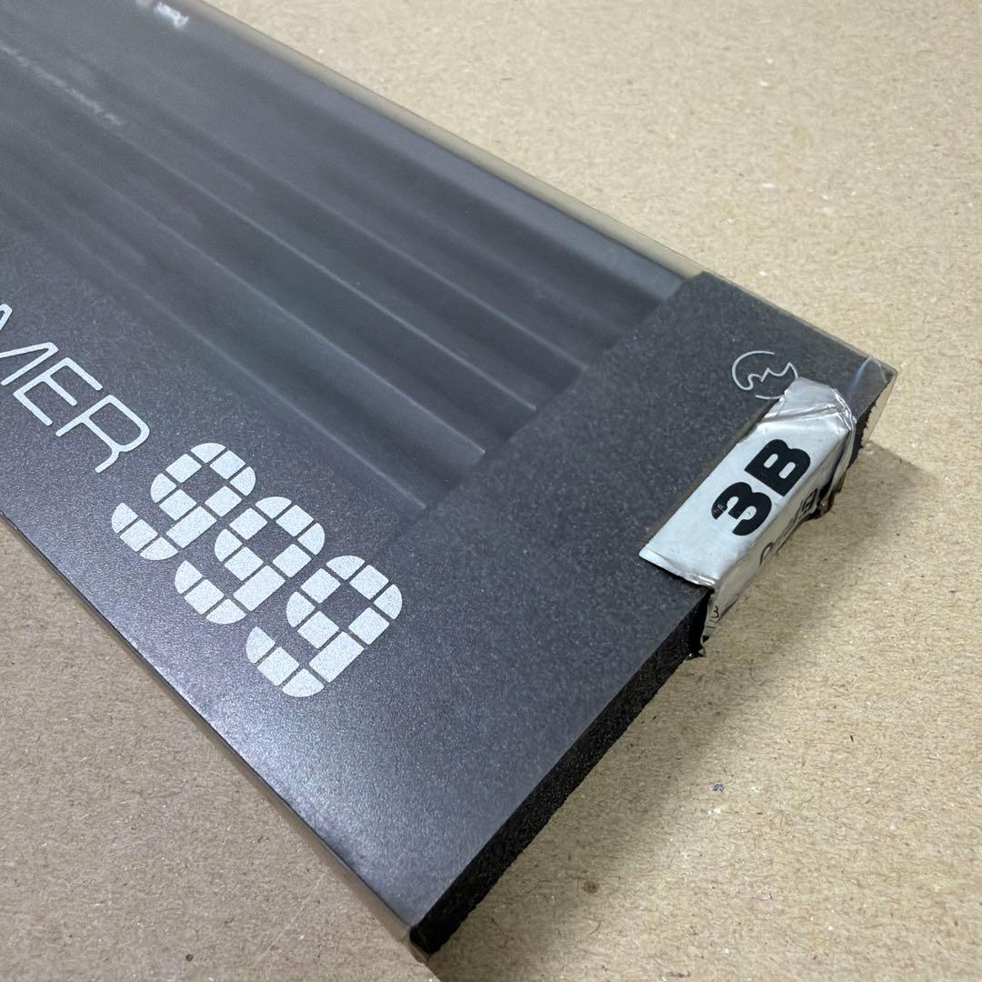 新品 廃盤 Pentel ぺんてる 鉛筆 ブラックポリマー 999 3B 9本