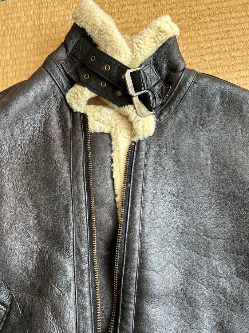 ムートンボア ダークブラウンボアジャケット