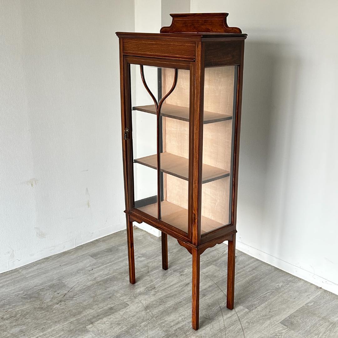 イギリス アンティーク家具 ディスプレイ キャビネット 1930年頃 766A
