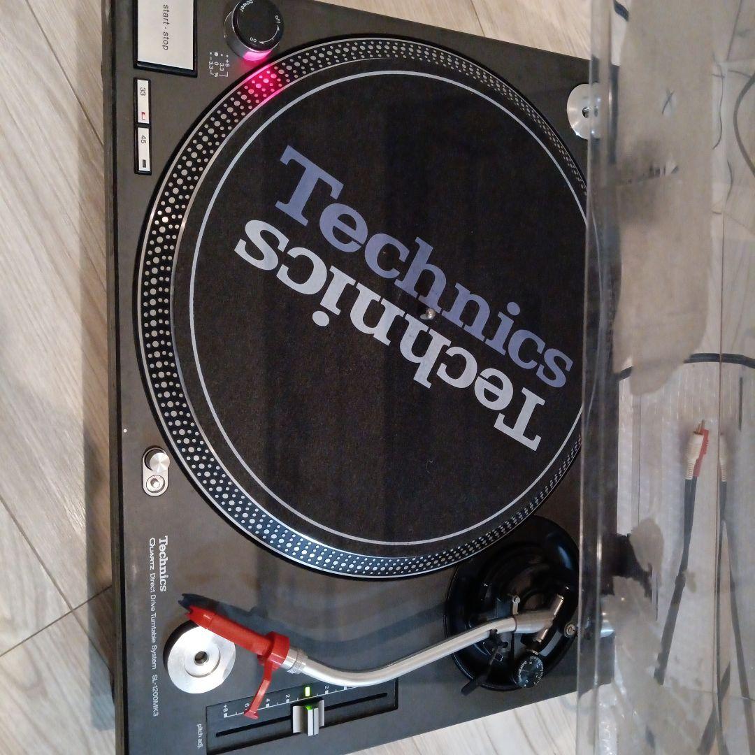 カバー付Technics SL-1200MK3 ターンテーブル【1】美品