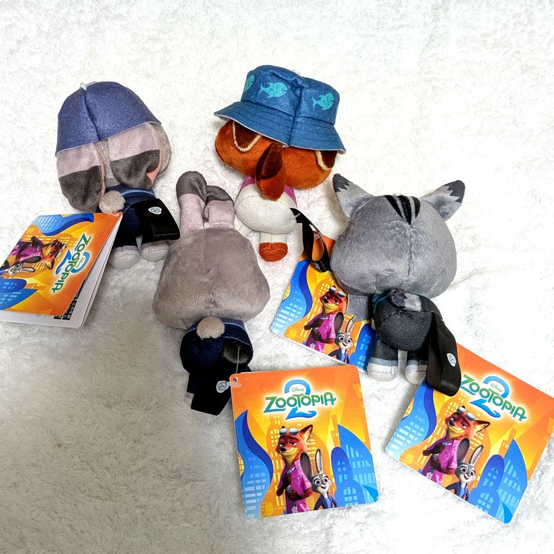 【り】ズートピア2 ぬいぐるみ マスコット 寝そべり 18点セット