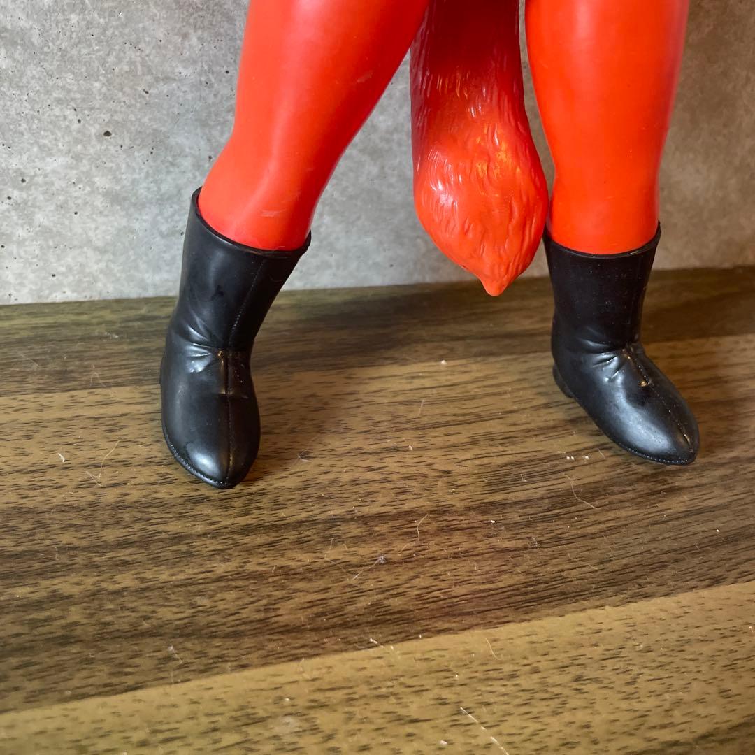 週末削除旧バンダイ当時物仮面ライダー怪人ムササビードルソフビ落書きなし刻印あり