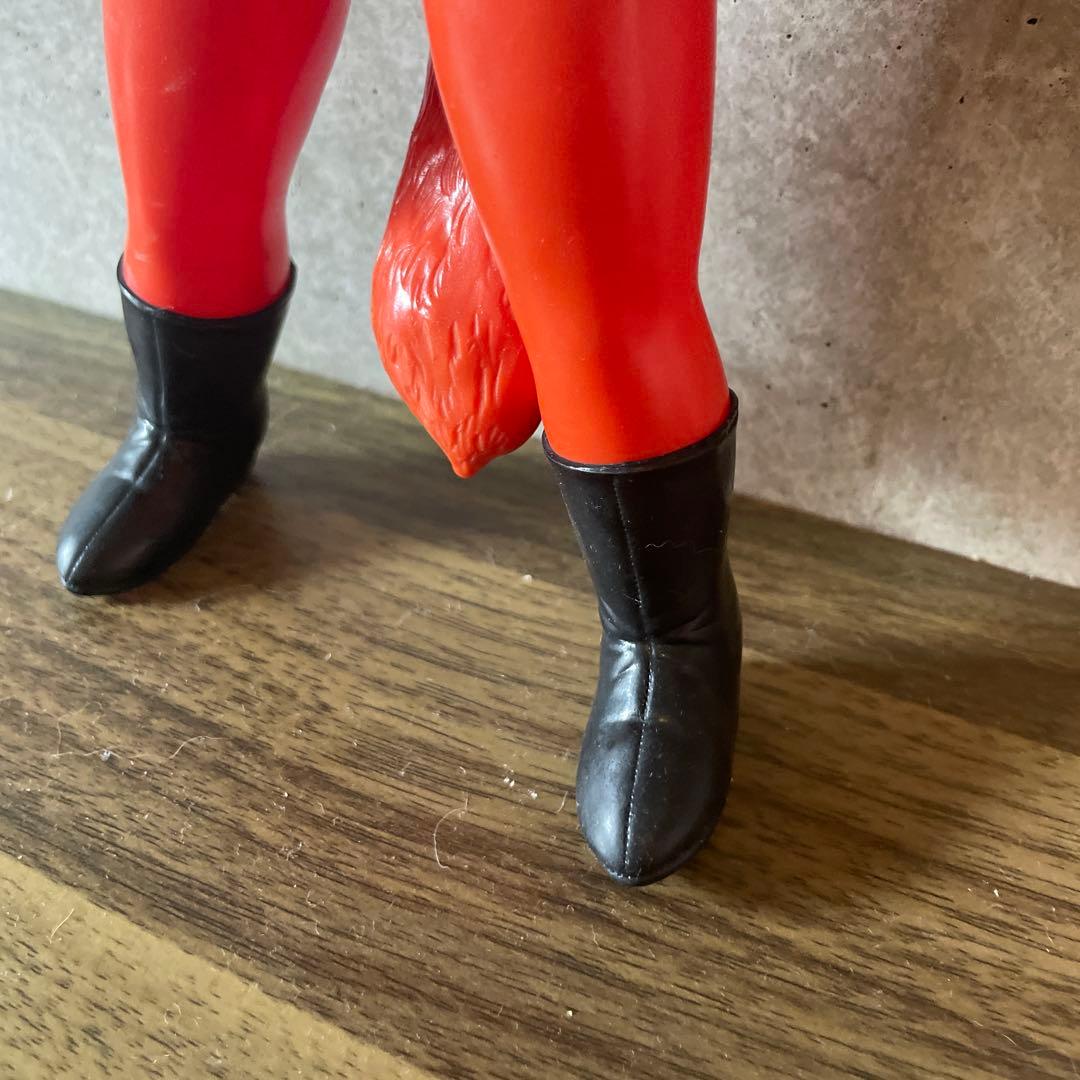 週末削除旧バンダイ当時物仮面ライダー怪人ムササビードルソフビ落書きなし刻印あり