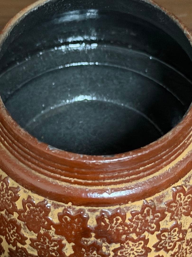 【南部鉄器】急須 鉄瓶 照光堂ブラウン 桜模様 アルミ茶こし付き　未使用