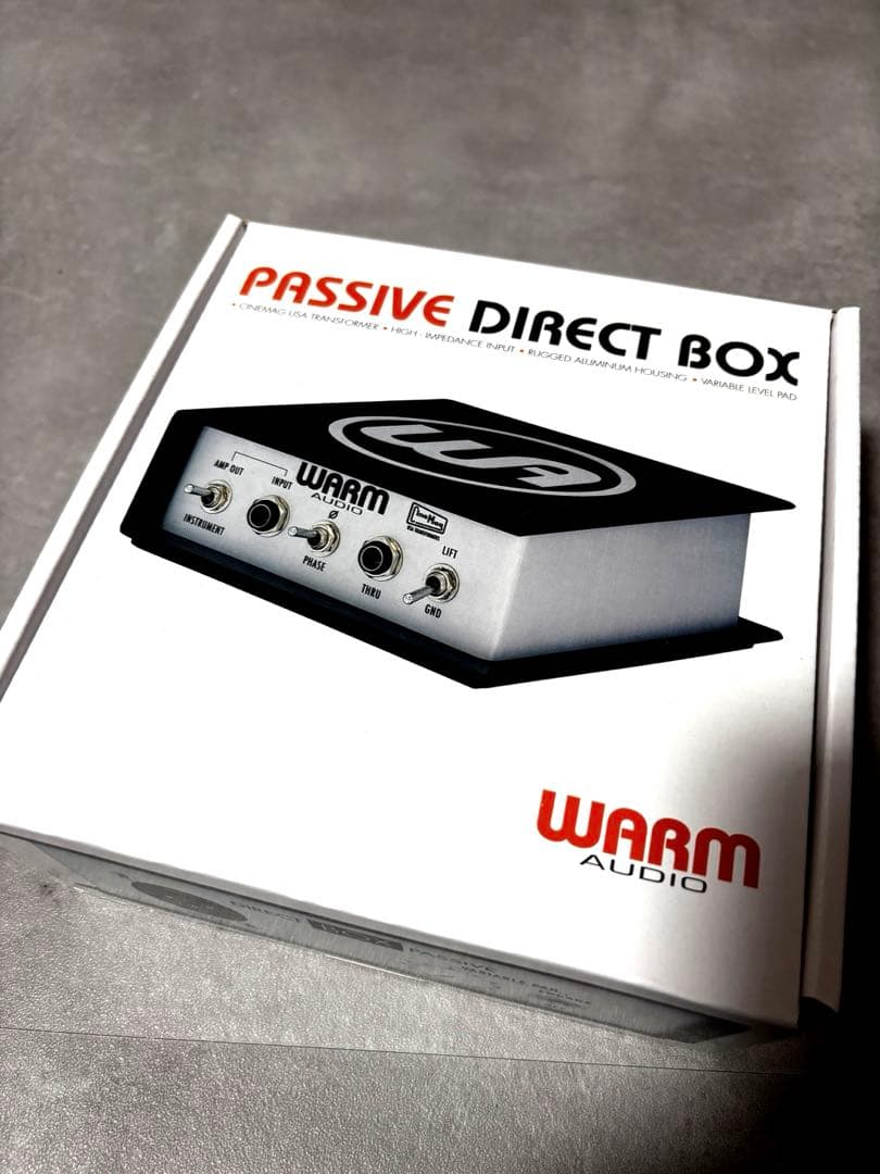 WARM AUDIO DIRECT BOX PASSIVE DI ボックス