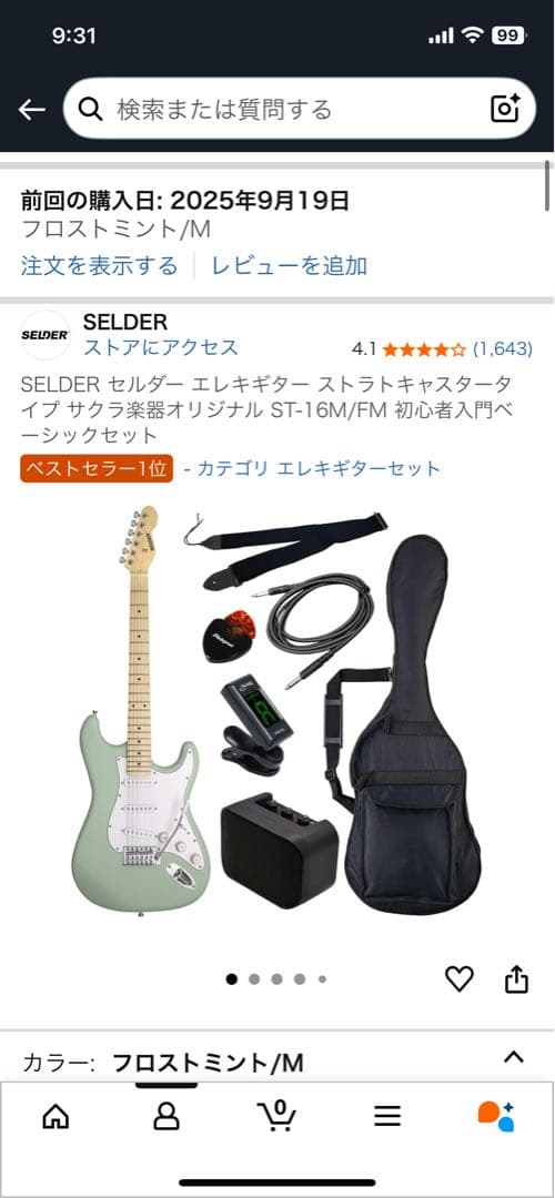 SELDER ST-16M/FM フロストミント