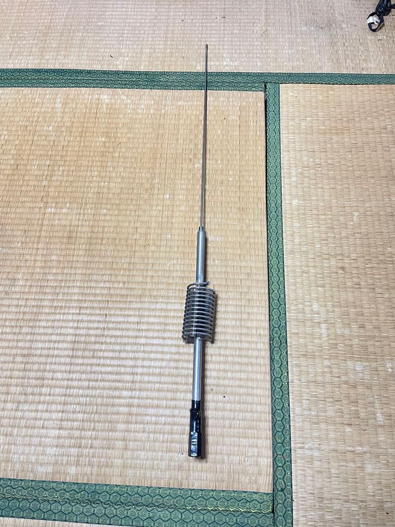 ＣＢ無線、アマチュア無線　金属製スプリングアンテナ SMAコネクタ　中古品