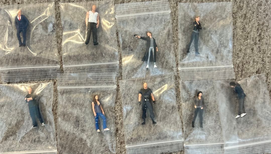ワイルドスピード フィギュア 9体セット 1/64 FAST＆FURIOUS