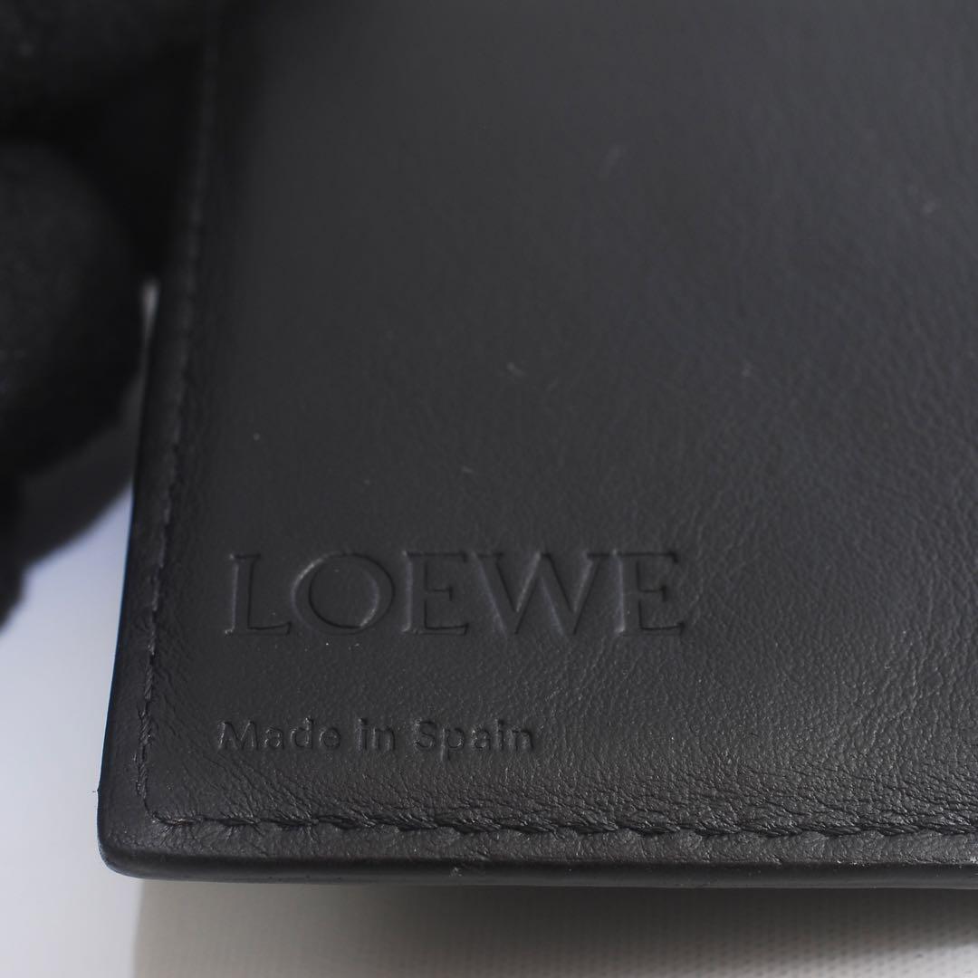 LOEWE＊アナグラム＊トライフォードウォレット＊カーフスキン＊三つ折り財布