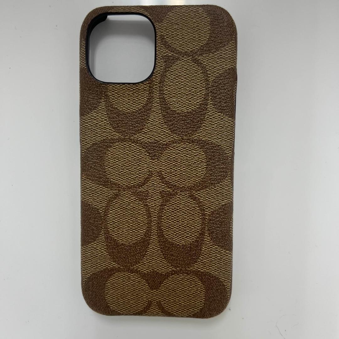 新品 コーチ COACH IPHONE 15 ケース・シグネチャー キャンバス