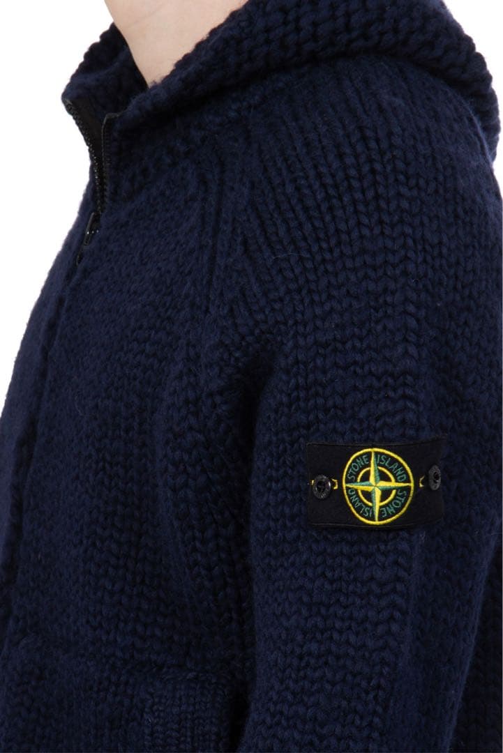 トップス Stone  Hooded Knit Cardigan 23AW M